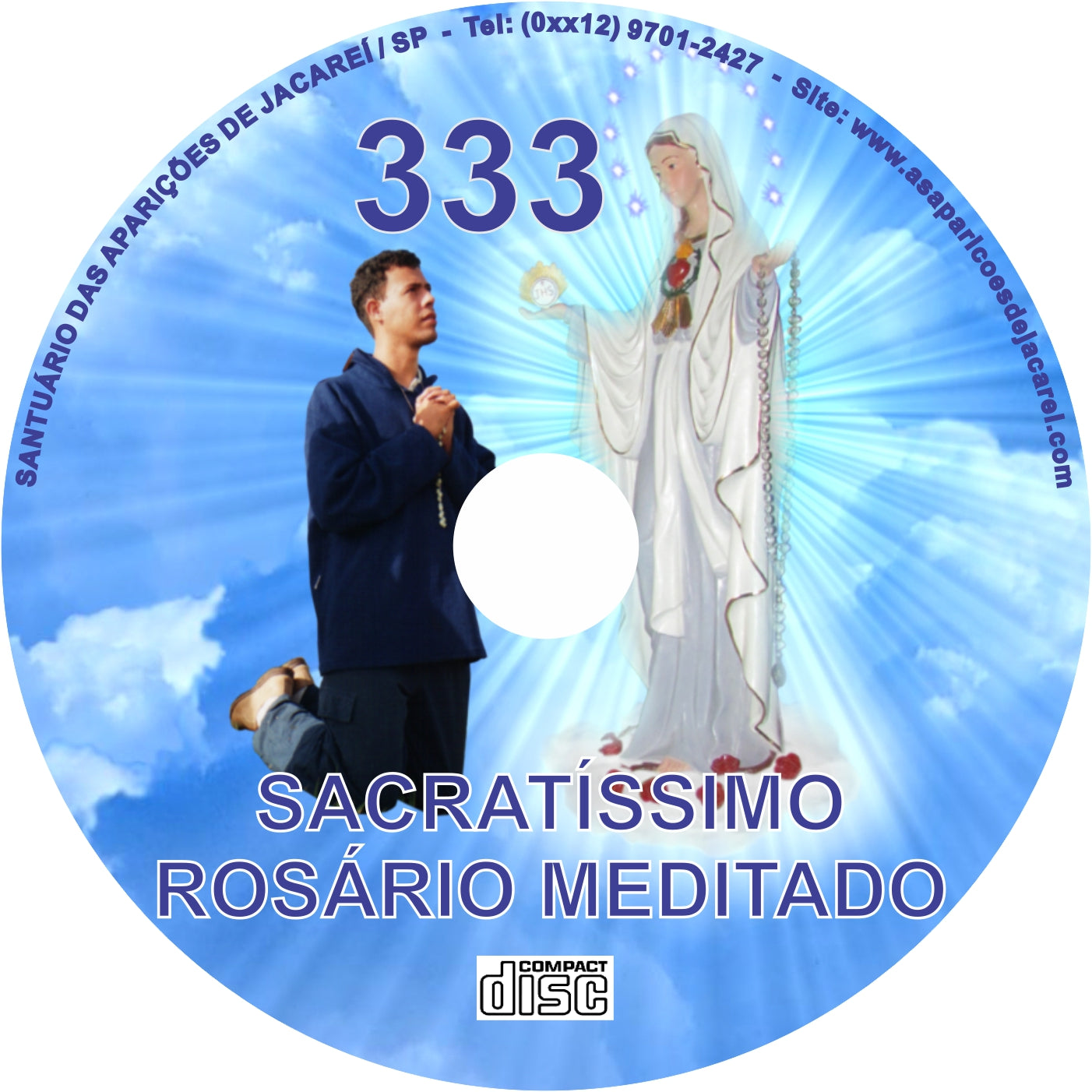 CD Rosário Meditado 333 CD Rosário Meditado 333